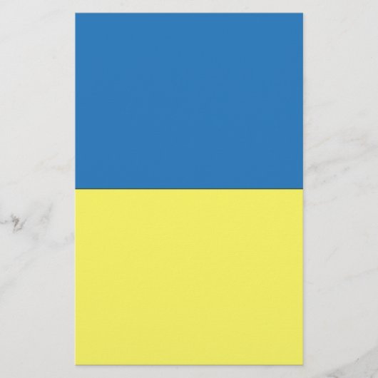 Oekraïense vlag briefpapier (Voorkant)