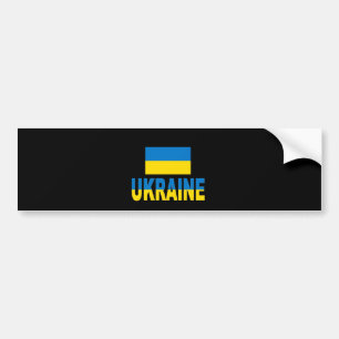 Oekraïense vlag bumpersticker