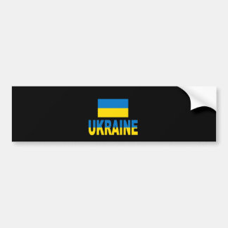 Oekraïense vlag bumpersticker
