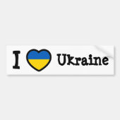 Oekraïense vlag bumpersticker (Voorkant)