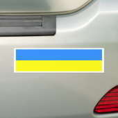 Oekraïense vlag bumpersticker (Op auto)