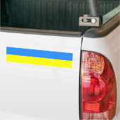 Oekraïense vlag bumpersticker (Op Truck)