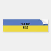 Oekraïense vlag bumpersticker (Voorkant)