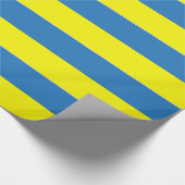 Oekraïense vlag cadeaupapier (Hoek)