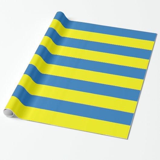 Oekraïense vlag cadeaupapier (Uitgerold)
