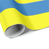 Oekraïense vlag cadeaupapier (Rol Hoek)