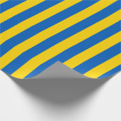 Oekraïense vlag cadeaupapier (Hoek)