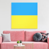 Oekraïense vlag canvas afdruk (Insitu (Woonkamer))