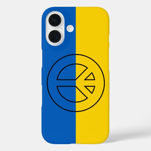 Oekraïense vlag Case-Mate iPhone case (Achterkant)