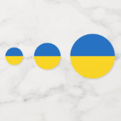Oekraïense vlag confetti (Voorkanten)