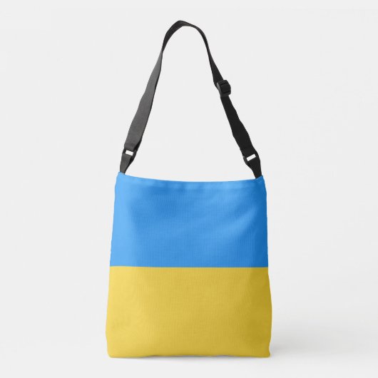 Oekraïense vlag crossbody tas (Achterkant)
