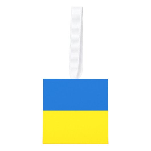 Oekraïense vlag decoratie (Voorkant)