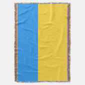 Oekraïense vlag deken (Voorkant Verticaal)