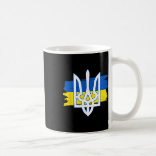 Oekraïense Vlag Drietand - Oekraïense Tryzub Patri Koffiemok