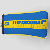 Oekraïense vlag: een prachtig patriottisch Golfkop Golfheadcover (Voorkant)