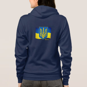 Oekraïense vlag, Embleem/sport Hoodie