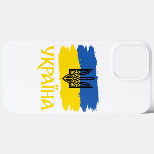 Oekraïense vlag en wapen. Oekraïne Case-Mate iPhone Case (Achterkant (horizontaal))