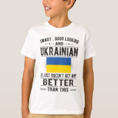 Oekraïense vlag Erfgoed Oekraïense erfenis T-shirt (Voorkant)
