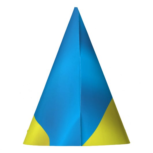 Oekraïense vlag feesthoedjes (Achterkant)