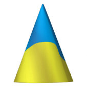 Oekraïense vlag feesthoedjes (Voorkant)