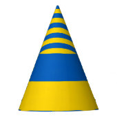 Oekraïense vlag feesthoedjes (Voorkant)