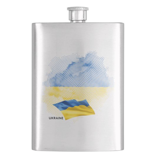 Oekraïense vlag flacon (Voorkant)