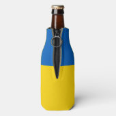 Oekraïense vlag flesjeskoeler (Fles Achterkant)