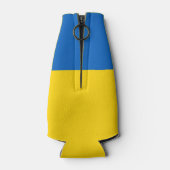 Oekraïense vlag flesjeskoeler (Achterkant)