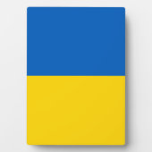 Oekraïense vlag fotoplaat (voorkant)