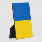 Oekraïense vlag fotoplaat (Zijkant)