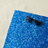 Oekraïense vlag Glitter Summer Party Strandlaken (In situ)