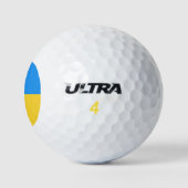 Oekraïense vlag golfballen (Logo)