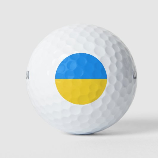 Oekraïense vlag golfballen (Voorkant)