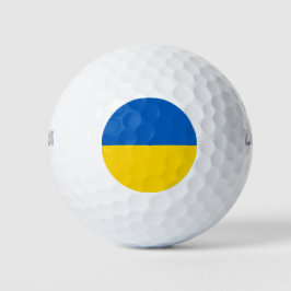 Oekraïense vlag golfballen