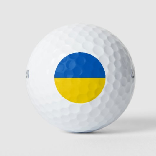 Oekraïense vlag golfballen (Voorkant)