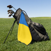 Oekraïense vlag golfhanddoek (Groen)