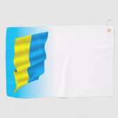 Oekraïense vlag golfhanddoek (Horizontaal)