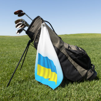 Oekraïense vlag golfhanddoek
