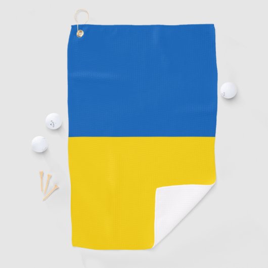Oekraïense vlag golfhanddoek (Insitu)