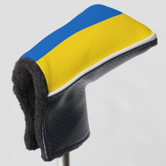 Oekraïense vlag golfheadcover (3/4 voorkant)