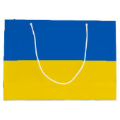 Oekraïense vlag groot cadeauzakje (Achterkant)
