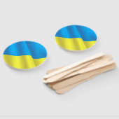 Oekraïense vlag handwaaier (Niet-gemonteerd)