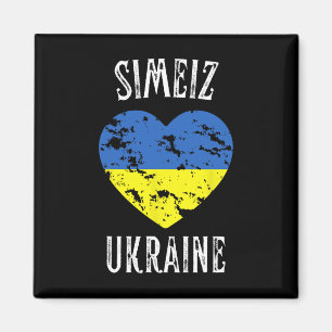 Oekraïense Vlag Hart Simeiz Stad  Magneet