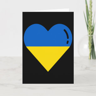 Oekraïense Vlag Hart Wortels Vakantie Oekraïens 2 Kaart