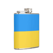 Oekraïense vlag heupfles (Rechts)