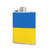 Oekraïense vlag heupfles (Links)