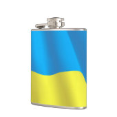 Oekraïense vlag heupfles (Links)