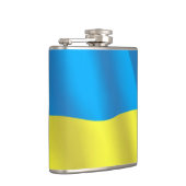 Oekraïense vlag heupfles (Rechts)