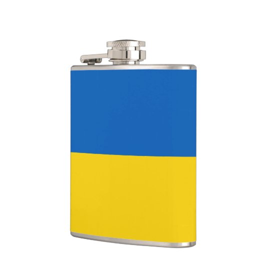 Oekraïense vlag heupfles (Links)