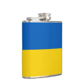 Oekraïense vlag heupfles (Rechts)